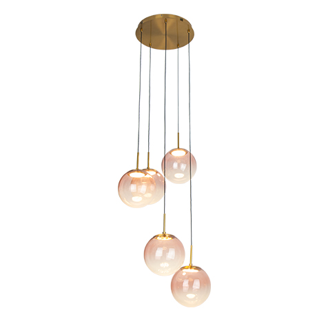 Modern Spherical Glass Led Pendant Light