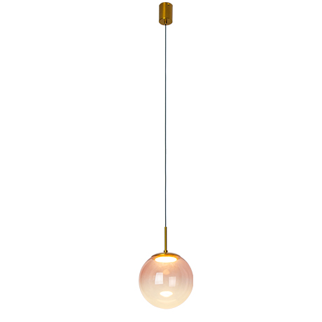 Modern Spherical Glass Led Pendant Light