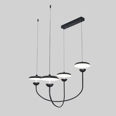 Modern Iron Mushroom-shaped Pendant Light