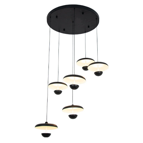 Modern Iron Mushroom-shaped Pendant Light