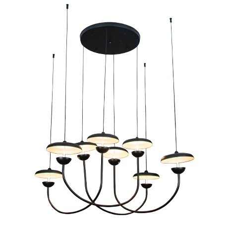 Modern Iron Mushroom-shaped Pendant Light