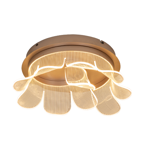 Modern Light Luxury Acrylic Petal Ceiling Light
