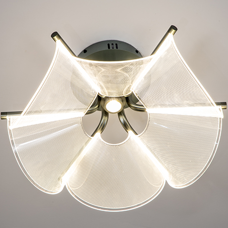Modern Petal-Inspired Acrylic LED Ceiling Light