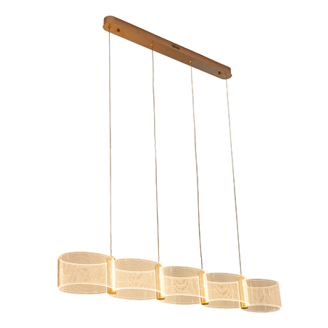 Modern Geometric Ring Acrylic Pendant Light