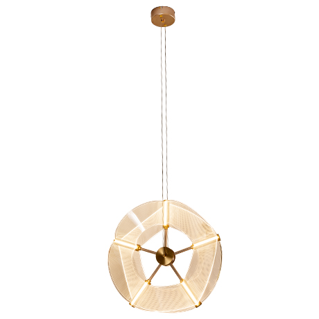 Modern Geometric Ring Acrylic Pendant Light