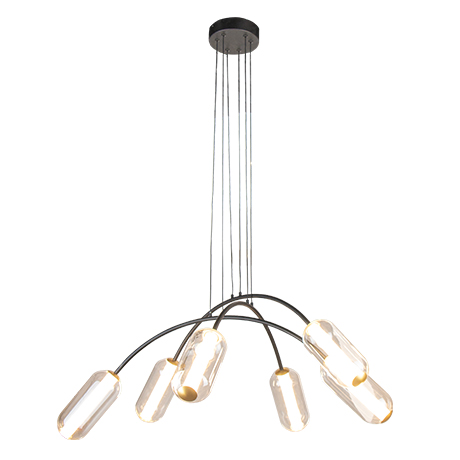 Modern Nordic-Style Glass Led Light Image