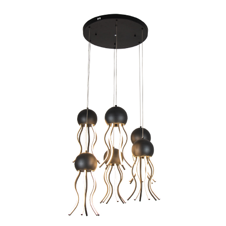 Modern Jellyfish-shaped Pendant Light