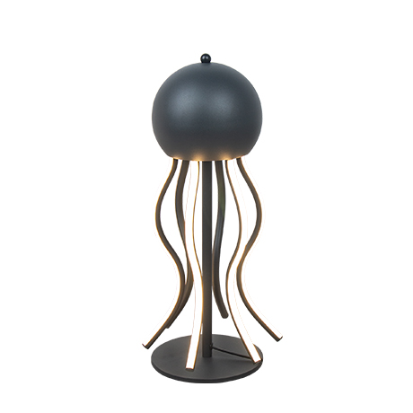 Modern jellyfish-shaped table lamp
