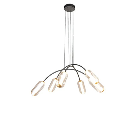 Modern Nordic-Style Glass Led Light Image