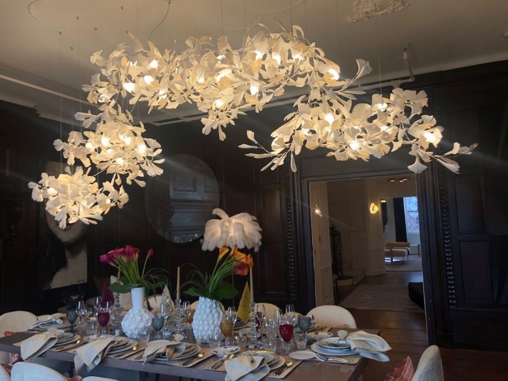 Bold statement chandeliers